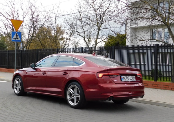 Audi A5 cena 111111 przebieg: 123600, rok produkcji 2019 z Drawsko Pomorskie małe 121